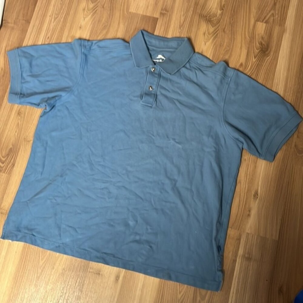 Tommy Bahama blue polo shirt Large